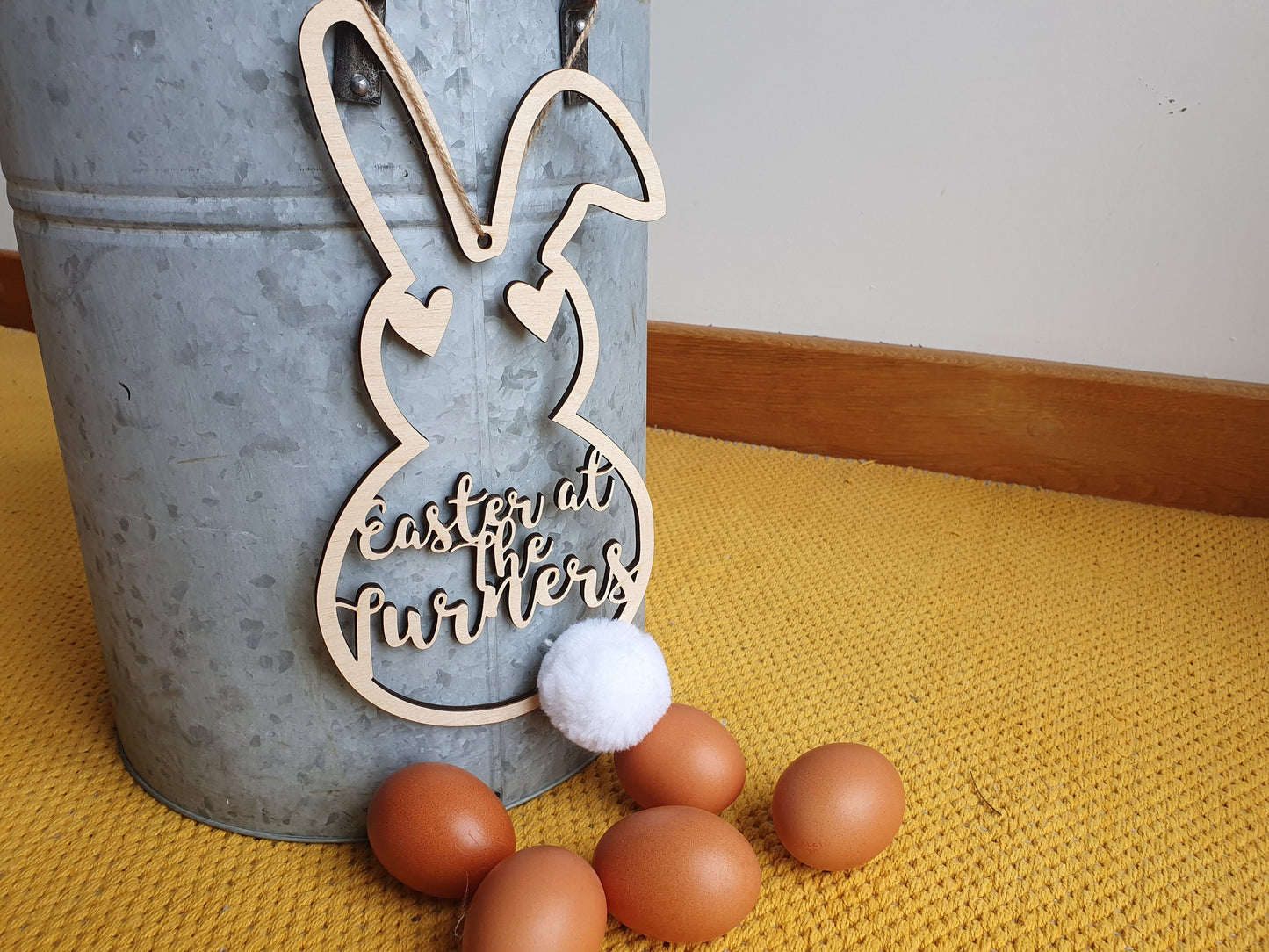 Personalised Easter Bunny Wreath