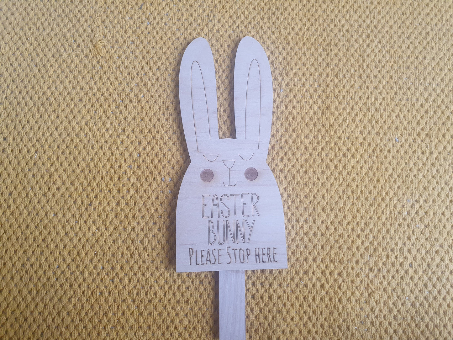 Easter Bunny Please Stop Here Sign