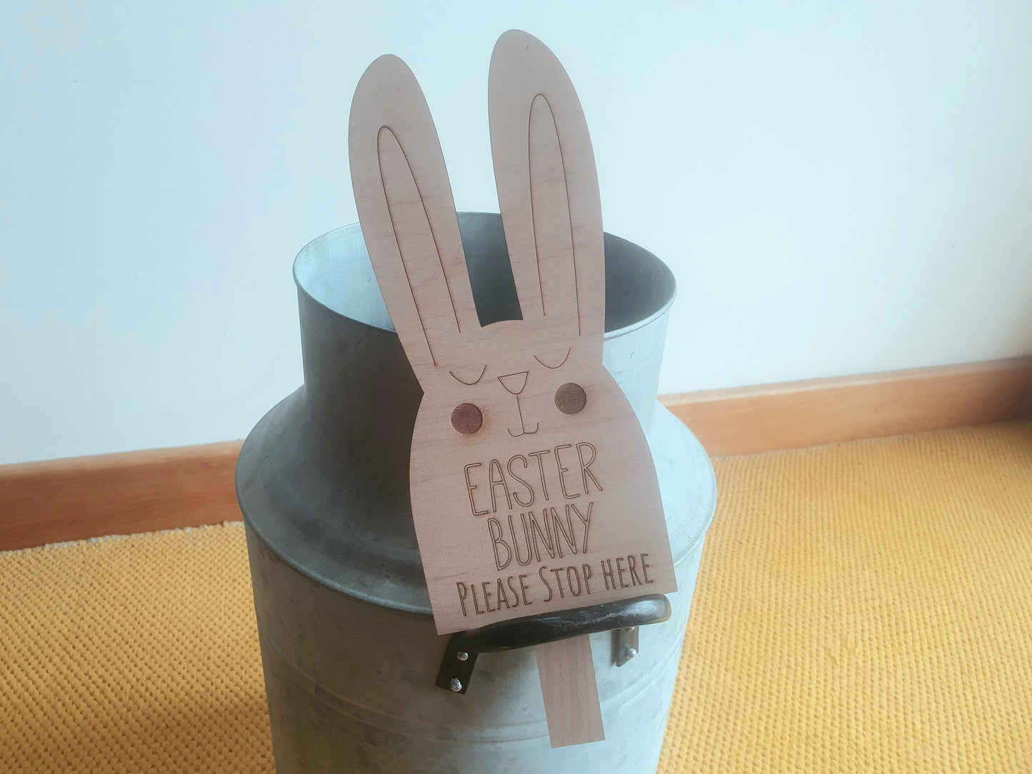 Easter Bunny Please Stop Here Sign