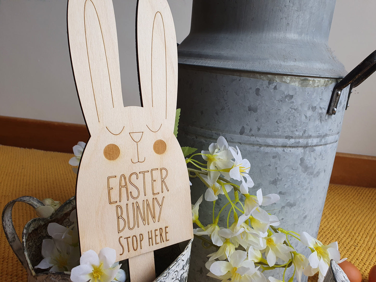 Easter Bunny Please Stop Here Sign