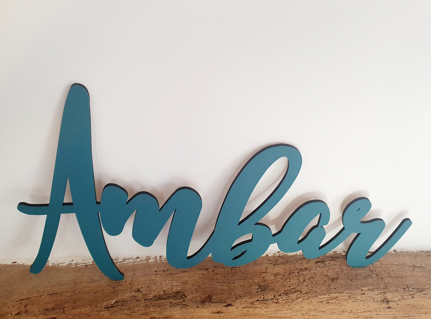 Custom Wooden Name Sign - King Basil Font, Nursery Decor