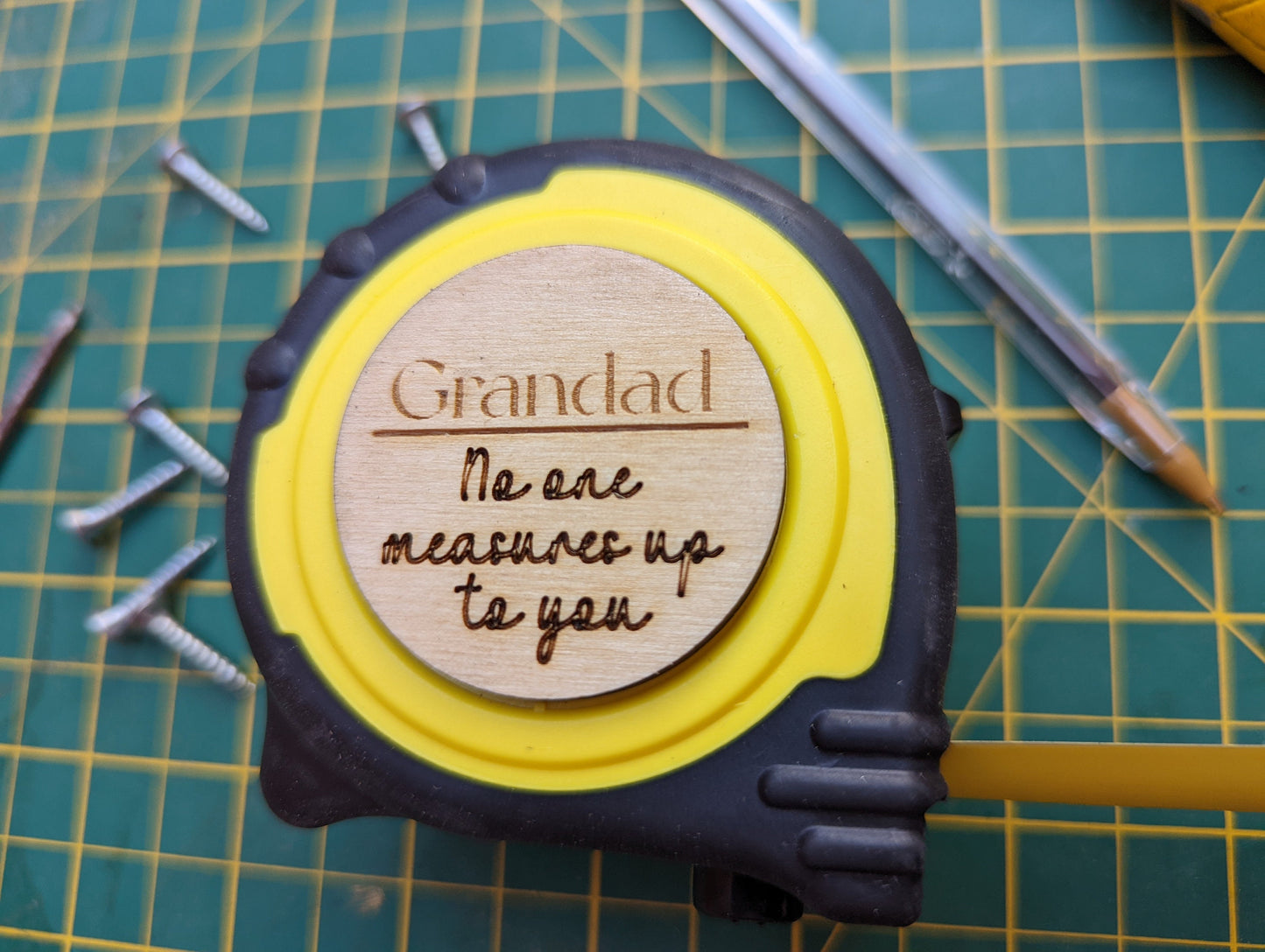 Personalised Tape Measure for Dad or Grandad: Father's Day Gift
