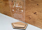 Personalised Birthday Gift Plaque - Gift for any Special Birthday, 18th, 21st, 30th, 40th, 50th, 60th, 70th, 80th etc - Birthday Trophy