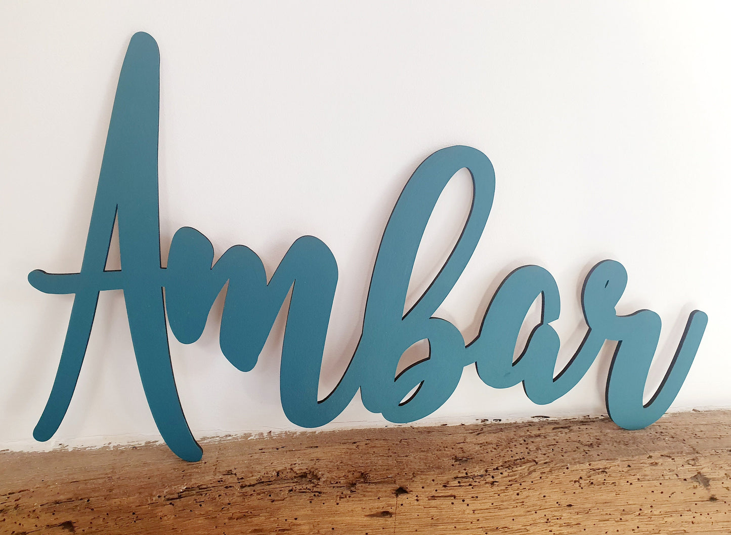 Custom Wooden Name Sign - King Basil Font, Nursery Decor