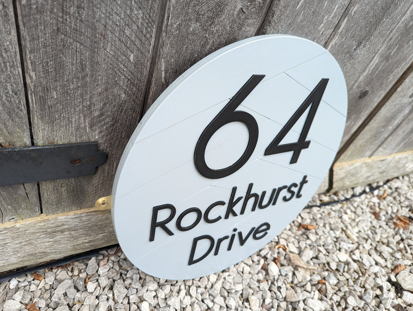 Modern Acrylic House Number Sign, Outdoor Street Address