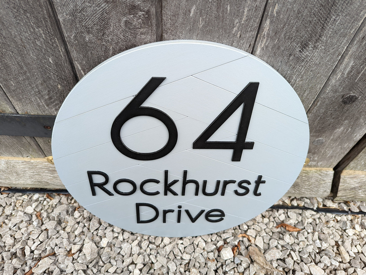 Modern Acrylic House Number Sign, Outdoor Street Address