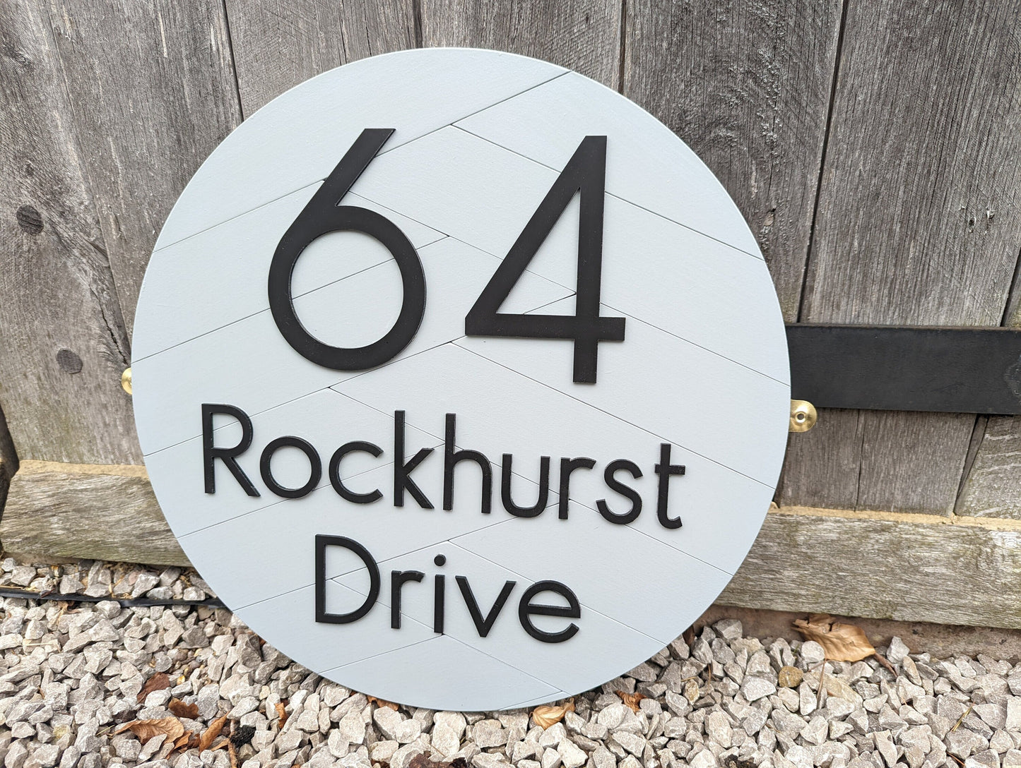 Modern Acrylic House Number Sign, Outdoor Street Address